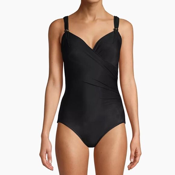 Miraclesuit Black One Piece Swimsuit NWT - Picture 10 of 10